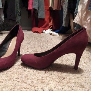 Kelly and Katie burgundy heels